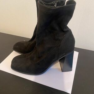 PrettyLittleThing Black Heeled Boots
